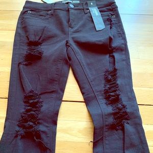 Express black jean leggings jeggings 6R NWT